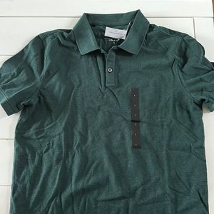 Five Banana republic polo shirts, all size large, new with tags.
